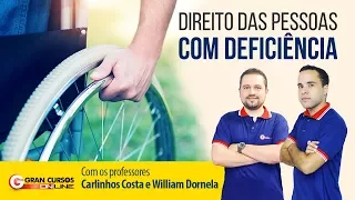 Estatuto da Pessoa com Deficiência: exercícios resolvidos com Carlinhos Costa e William Dornela