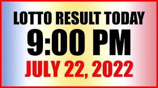 Lotto Result Today 9pm Draw July 22 2022 Swertres Ez2 Pcso