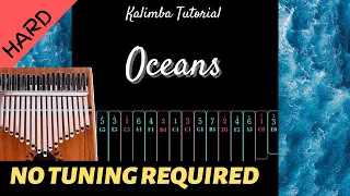 Oceans (Where Feet May Fail) | Kalimba Tutorial (Hard)