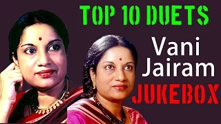 Top 10 Duets of Vani Jairam | Tamil Movie Audio Jukebox