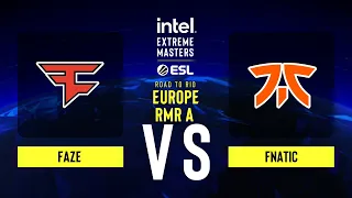 FaZe vs. fnatic - Map 1 [Nuke] - IEM Road to Rio 2022 Europe RMR A