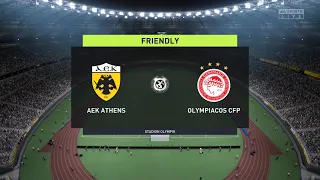 FIFA 22 | AEK Athens vs Olympiacos CFP - Stadion Olympik | Gameplay