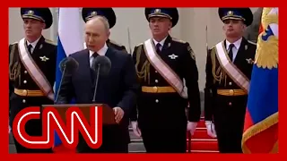 CNN Reporter calls out 'lie' after Putin thanks troops for stopping 'civil war'