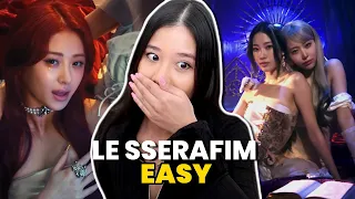 LE SSERAFIM (르세라핌) 'EASY' OFFICIAL MV REACTION