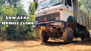 Tata 1618 4x4 heavy duty truck ka power | uphill climb | 4x4 heavy duty beast 🔥