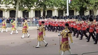 Colonel's Review & Queen's Birthday Parade: The Mall, London, 2022.