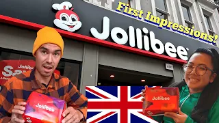 🇬🇧 First Impressions| trying the famous Filipino Jollibee for the first time EVER in the UK!