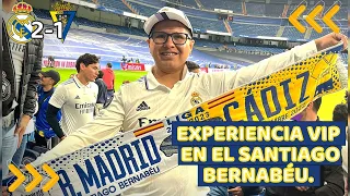 Experiencia VIP En El Santiago Bernabéu/ Real Madrid Vs Cadiz.