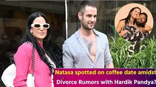 Natasa Stankovic FIRST VIDEO in Public after Divorce News with Husband Hardik Pandya