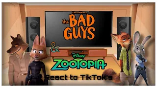 || The Bad Guys & Zootopia React to TikTok’s || (1/1) || Original? ||