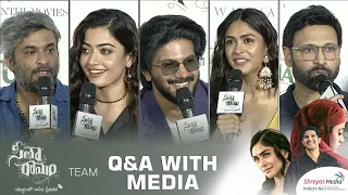 Q&A with Media @ Sita Ramam Trailer Launch Event | Shreyas Media