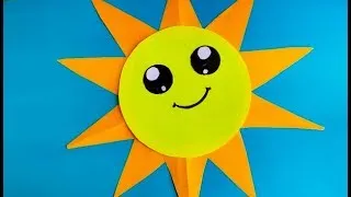 Paper Craft || Sun Paper Craft || how to make sun || Sun Craft for Kids || Fun Craft For Kids