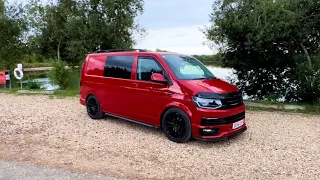 Volkswagen Transporter Red Van 2.0 TDI T28 Bluemotion Tech Highline Van for sale