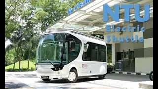 NTU Singapore & BlueSG electric shuttle bus