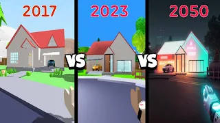 Evolution Of Dude Theft Wars 2017 vs 2023 vs 2050 | Dude Theft Wars Evolution | Dude Theft Wars