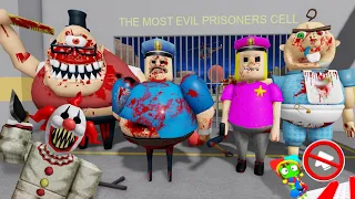 Glitch in Scary Obby Roblox, Carnival Of Terror, Baby Bobby, Easy Grow, Police Girl, Barry Prison