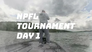 Day 1 of NPFL on WATTS BARR || Tennessee Tournament Fishing