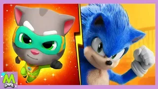 Том Погоня Героев vs Sonic Dash 2.Кот против Ежика.Гонка Самых Быстрых Бегунов.Кто Круче