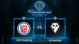 LGD Gaming проти 9 Pandas | Гра 1 | The International 2023 - Плей-офф