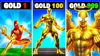 Upgrading to GOLD GOD Spiderman in GTA 5 RP