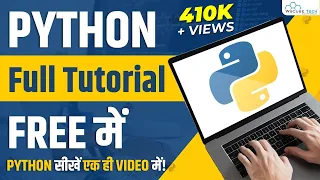 Introduction to Python (Hindi) | Complete Python Tutorial for Beginners in 4 Hours (Step by Step)