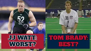 The BEST And WORST NFL Combine Performances Of All-Time... RANKED