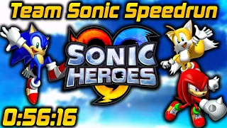 Sonic Heroes (GC): Team Sonic Speedrun in 0:58:27 IGT