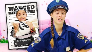 Kisah kejaran polisi dan pencuri kecil bersama Nastya Mia dan Artem