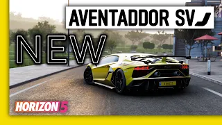 Forza Horizon 5 - Lamborghini Aventador Svj - Logitech G920 Gameplay (Test, sound, acceleration)