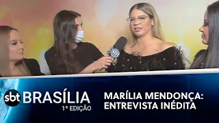 Veja última entrevista de Marília Mendonça para o SBT | SBT Brasília 1ª Edição 08/11/2021