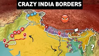 Crazy Geographical Borders of India | Indian Border