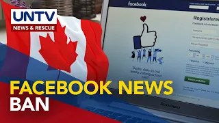 Pinagpapatuloy ng Facebook ang pagbabawal ng Canadian news sa platform nito