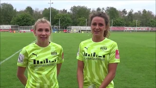 Interview Elisa Senß & Ramona Petzelberger (SGS E.) nach der Qualifikation für dem DFB Pokal Final