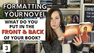 How to set up FRONT AND BACK MATTER when formatting your novel from scratch (Book Formatting Part 3)