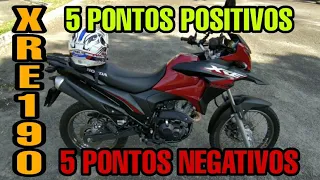 XRE 190 2020, PONTOS POSITIVOS E NEGATIVOS!