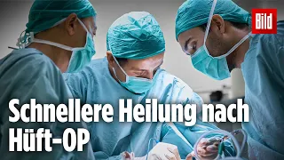 Mit dieser neuen Technik für Hüft-OPs können Patienten noch am gleichen Abend nach Hause