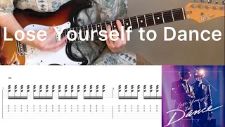 Daft Punk - Lose Yourself To Dance (guitar cover with tabs & chords)