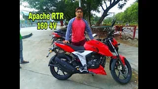 New TVS Apache RTR 160 4V 2018 Review!!