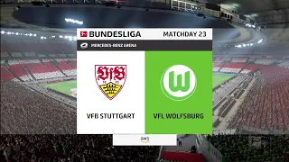 FIFA 23 | VFB Stuttgart vs VFL Wolfsburg - Mercedes-Benz Arena | Gameplay
