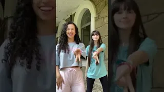 GIOVANNA ALPARONE DANÇANDO COM KAROL ALVES NOS BASTIDORES DO FILME DOS AVENTUREIROS #shorts