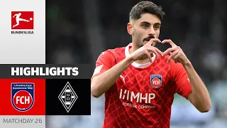 FC Heidenheim - Borussia M'gladbach 1-1 | Highlights | Matchday 26 - Bundesliga 2023/24