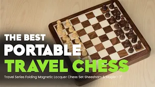 Best Portable Travel Folding Magnetic Chess Set | Chessbazaar®