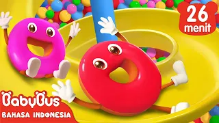 Sepuluh Donat Nari Bersama | Ten In The Bed | Lagu Donat Anak | Lagu Anak | BabyBus Bahasa Indonesia