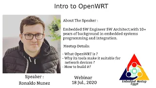 Intro to OpenWRT by Ronaldo Nunez