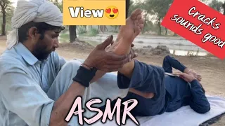 ASMR|| LEG CRACKS || THERAPY FOR LEG PAIN RELIEF|| RELAXING SOUNDS ||