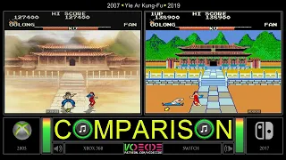 Yie Ar Kung-Fu (Xbox 360 vs Switch) Side by Side Comparison