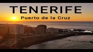 Tenerife 4k Puerto de la Cruz Los Gigantes Canary Islands Drone GoPro Walking Tour