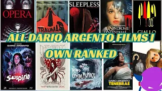 Dario Argento All Of The Movies I Own Ranked