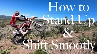 How To Stand Up And Shift A Dirt Bike Smoothly!