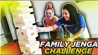 FAMILY JENGA CHALLENGE **very intense**